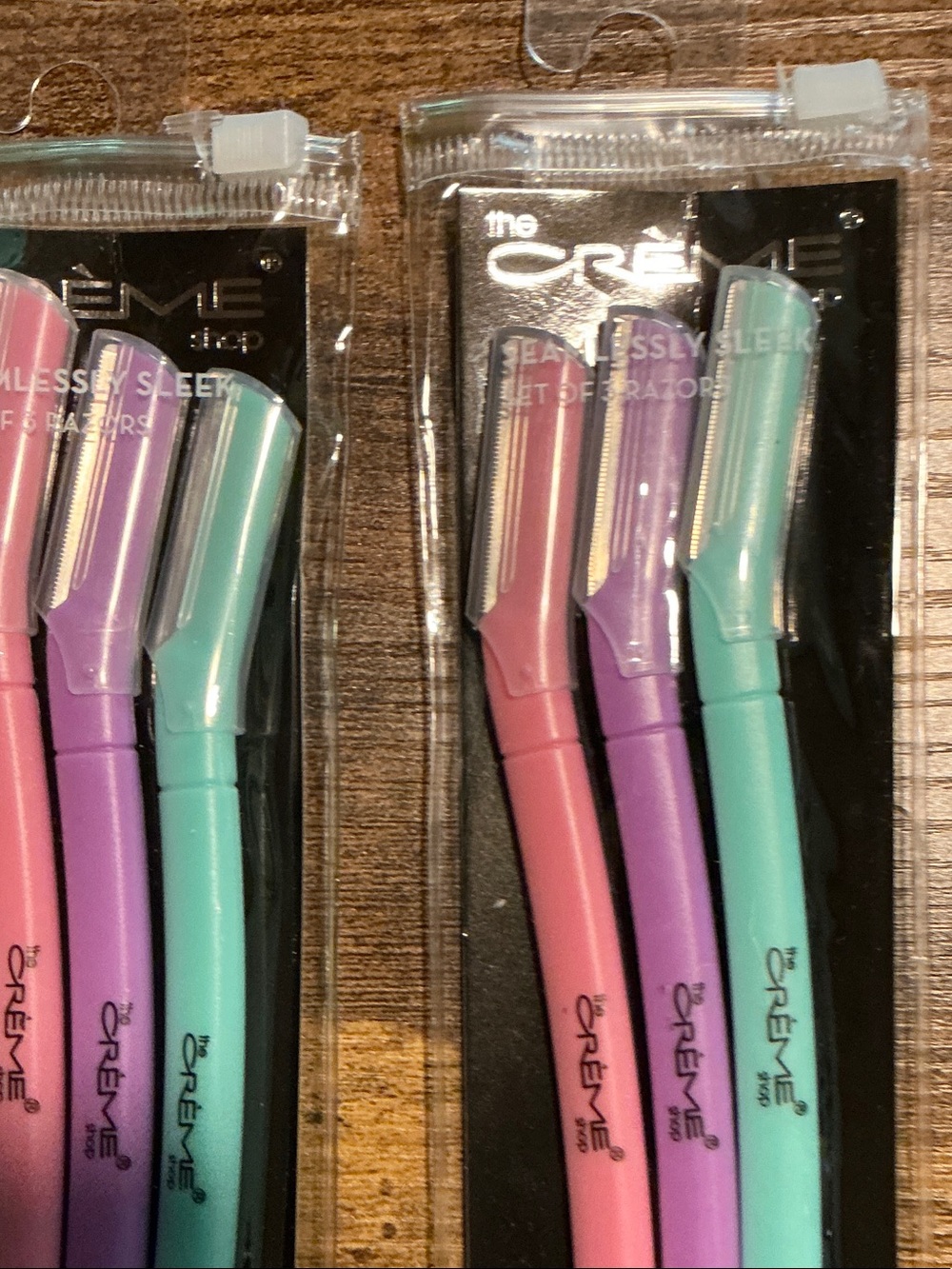 The Crème Shop Pastel Facial Razors - Pink, Purple, Mint